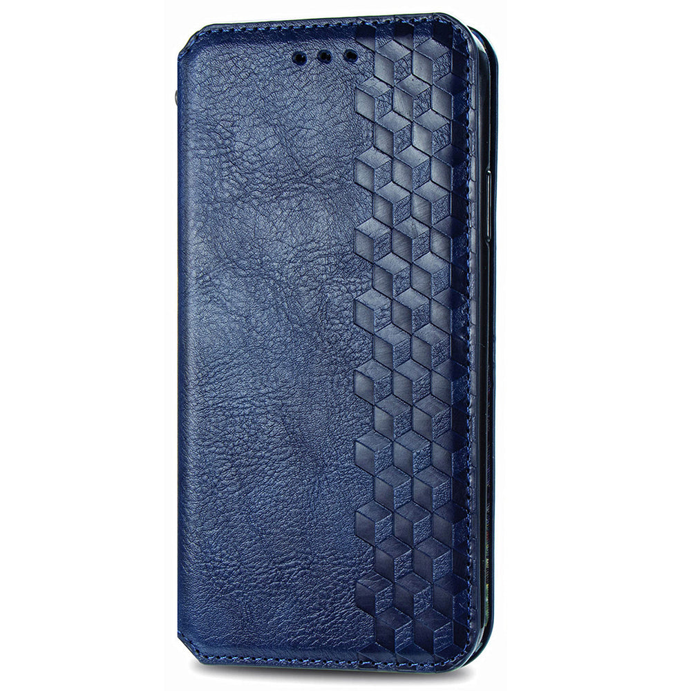 For Samsung Galaxy S23 FE Imprinted Rhombus Pattern Wallet Phone Cover PU Leather Stand Case For Samsung Galaxy S23 FE Imprinted Rhombus Pattern Wallet Phone Cover PU Leather Stand Case